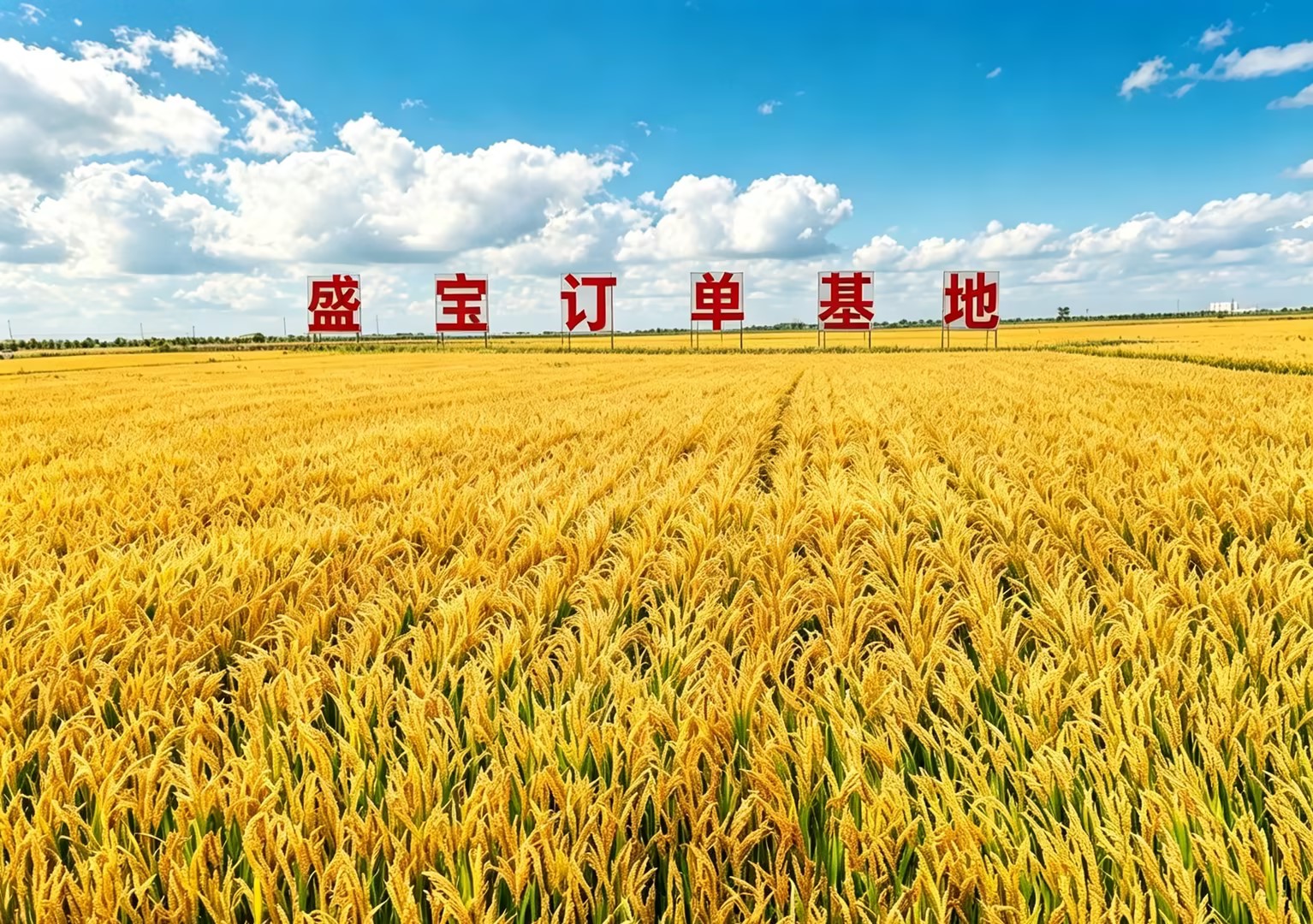 盛宝订单基地 金色稻田
